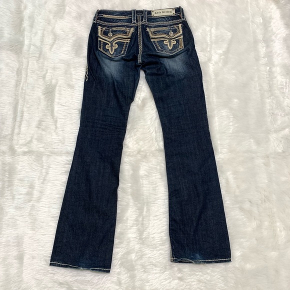 Rock Revival Denim - Rock Revival Kai Boot Cut Dark Wash Jeans 25